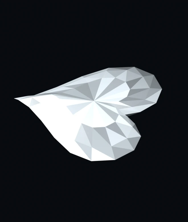 Другой ракурс Выращенный бриллиант Heart 0.53 ct