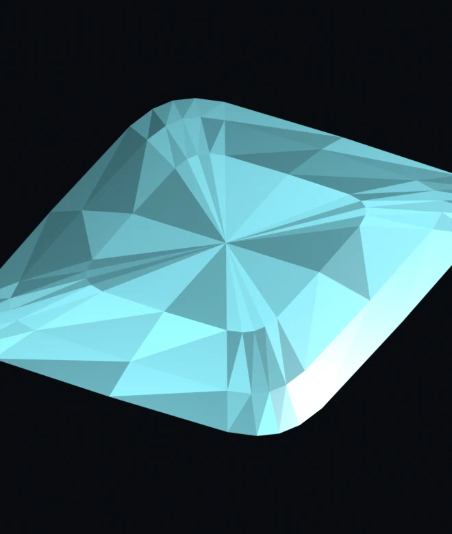 Аквамарин «Лунная дорожка» 0.88 ct