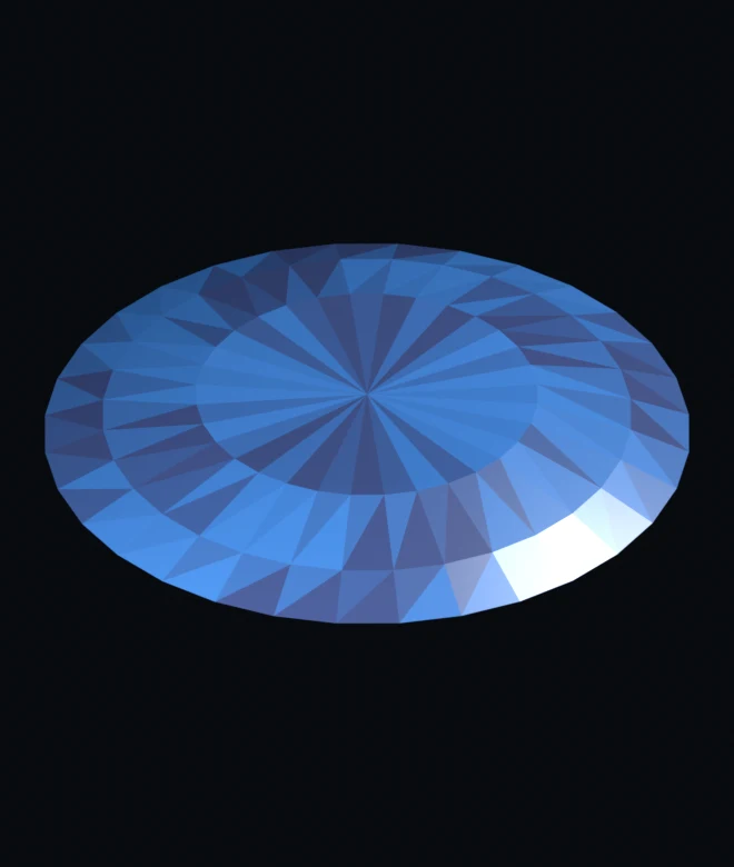 Сапфир «Капля света» 2.10 ct
